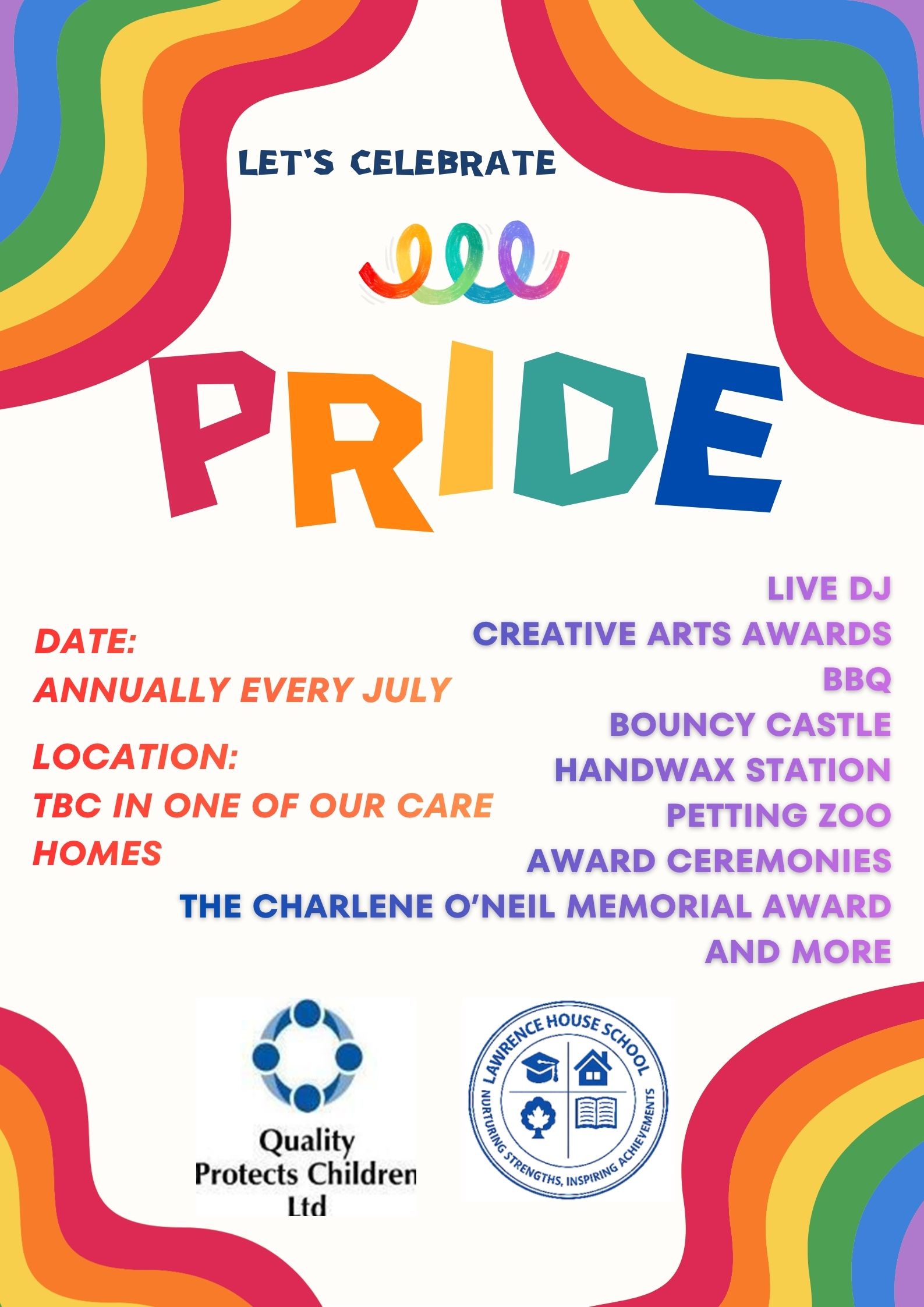 Colorful Pride Month Celebrate Poster